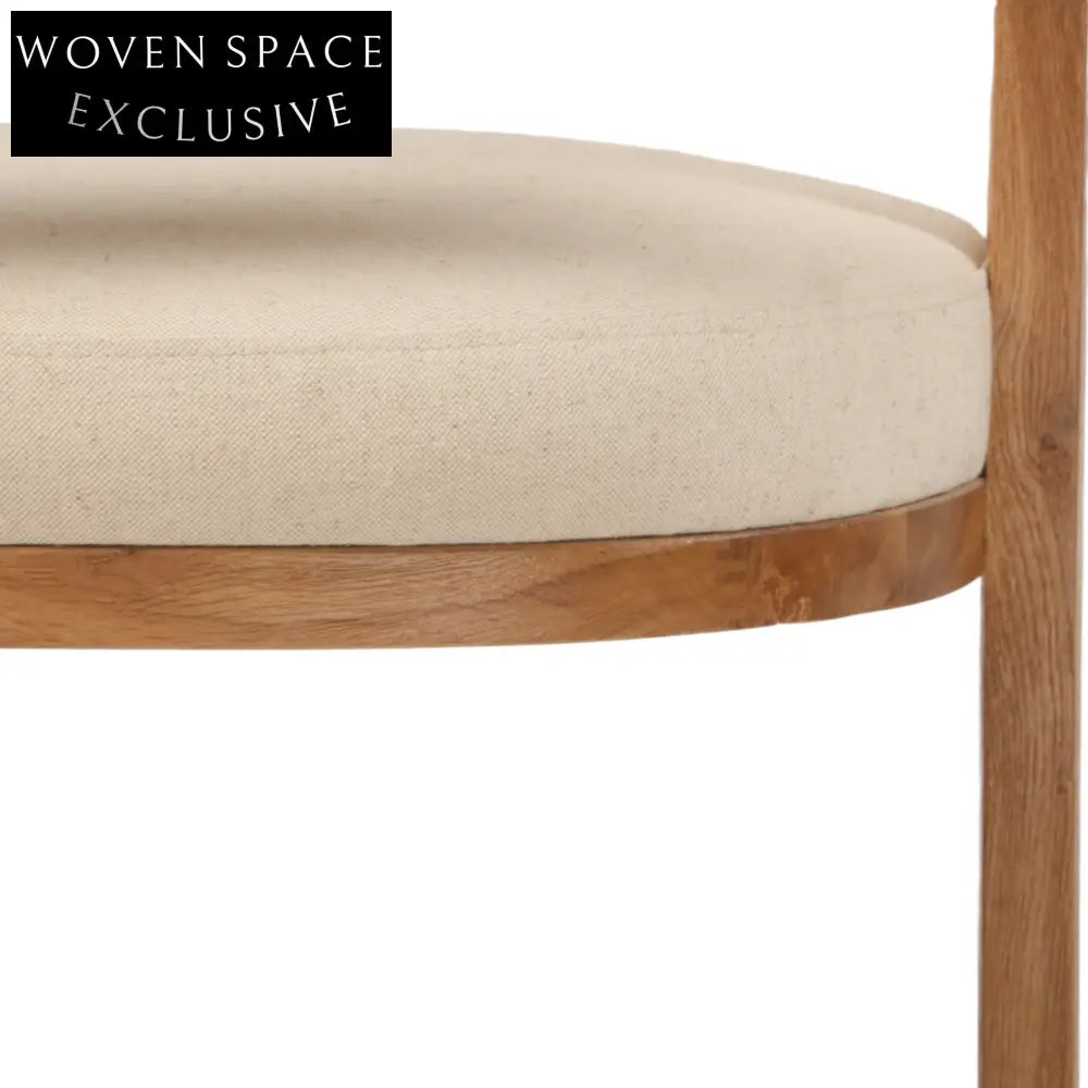 Margie Dining Chair - Light Beige Set of 2 Dining Chair