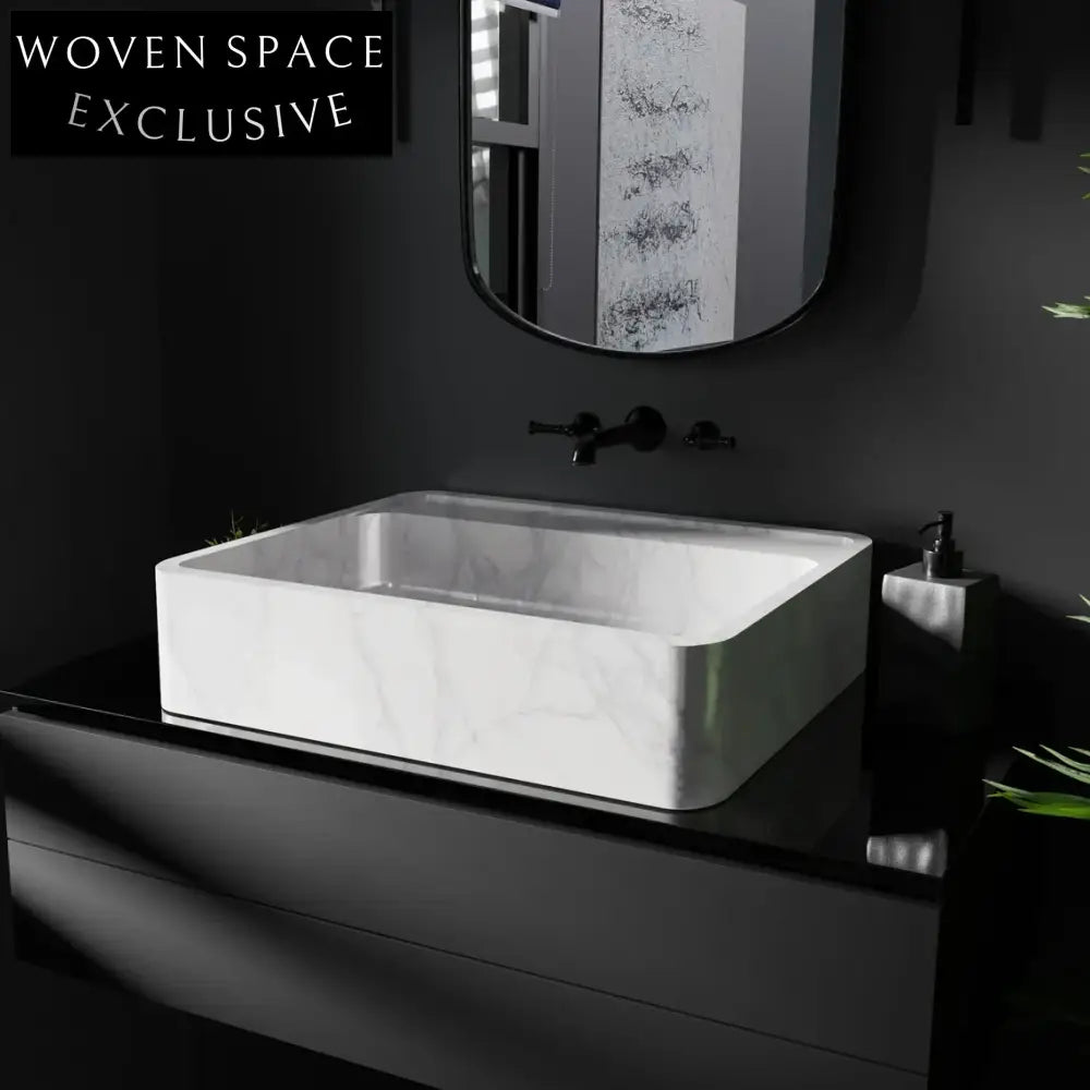 Marjolie Retro Black Wall-Mounted Mirror