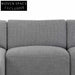 Marlin 3 Seater Left Chaise Sofa - Noble Grey Chaise Sofa