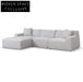Marlin 3 Seater Left Chaise Sofa - Passive Grey