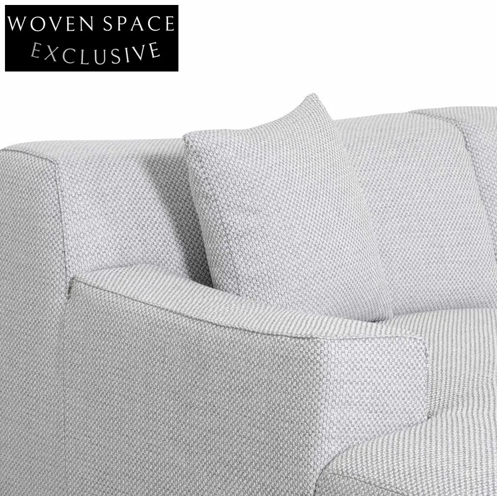 Marlin 3 Seater Left Chaise Sofa - Passive Grey Chaise Sofa