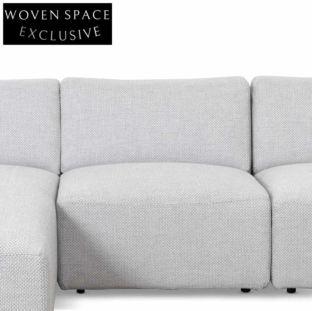 Marlin 3 Seater Left Chaise Sofa - Passive Grey Chaise Sofa