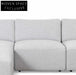 Marlin 3 Seater Left Chaise Sofa - Passive Grey Chaise Sofa