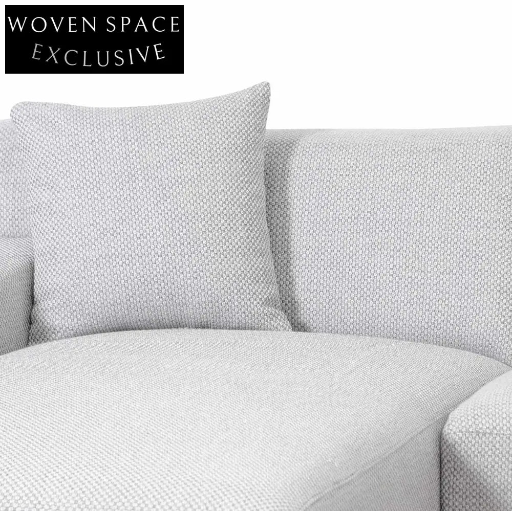 Marlin 3 Seater Left Chaise Sofa - Passive Grey Chaise Sofa