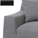 Marlin 3 Seater Right Chaise Sofa - Noble Grey Chaise Sofa
