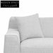 Marlin 3 Seater Right Chaise Sofa - Passive Grey Chaise Sofa