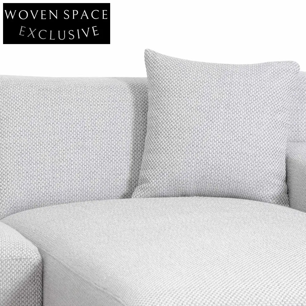 Marlin 3 Seater Right Chaise Sofa - Passive Grey Chaise Sofa