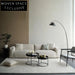 Marta High-End White Linen Sofa