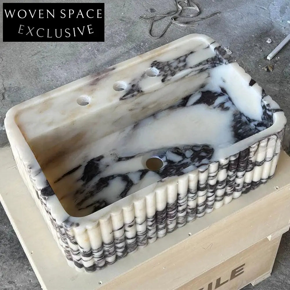 Martella Mooli Home Natural Marble Wall-Mounted Basin