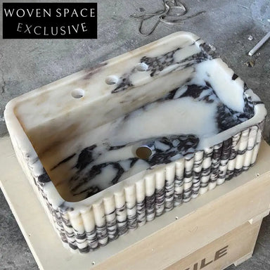 Martella Mooli Home Natural Marble Wall-Mounted Basin