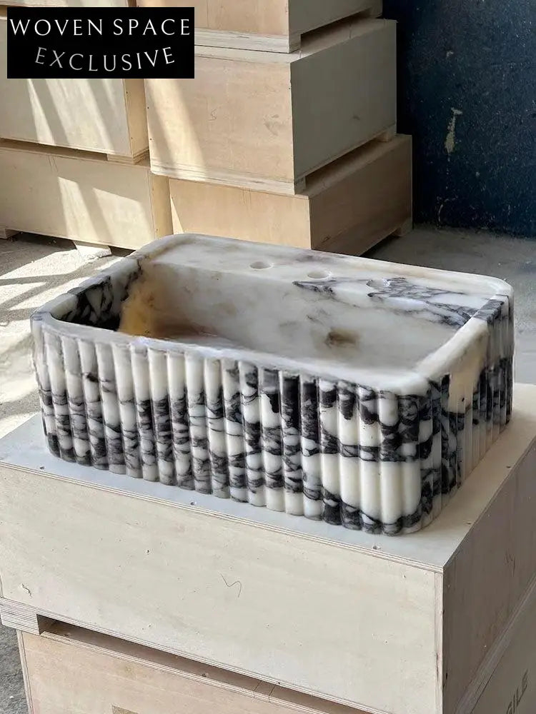 Martella Mooli Home Natural Marble Wall-Mounted Basin