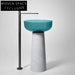 Matteo Glass pedestal basin