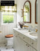 Mediterranean style retro bathroom cabinet