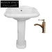Melaniu Dietao Retro Pedestal Basin 3-Hole Faucet