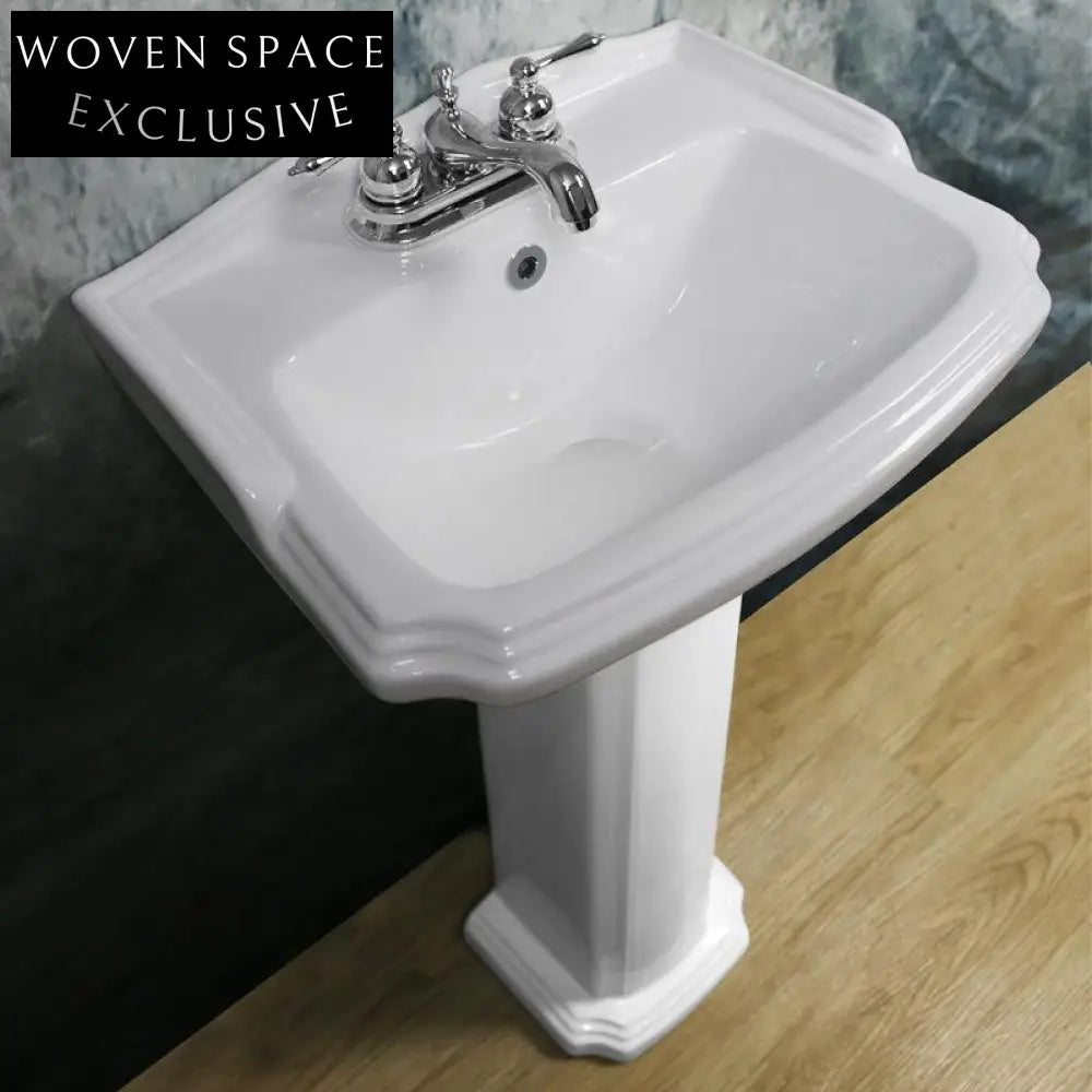 Melaniu Dietao Retro Pedestal Basin 3-Hole Faucet