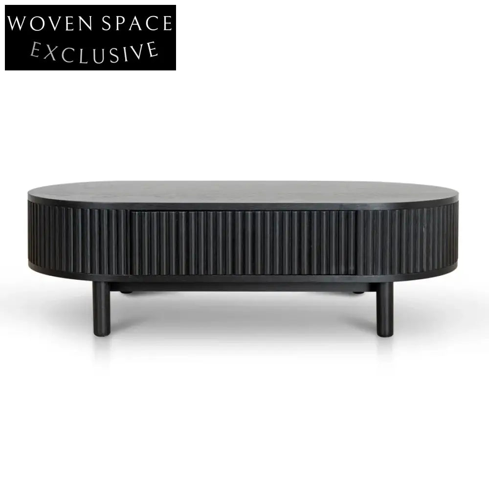 Melita 1.2m Coffee Table - Black