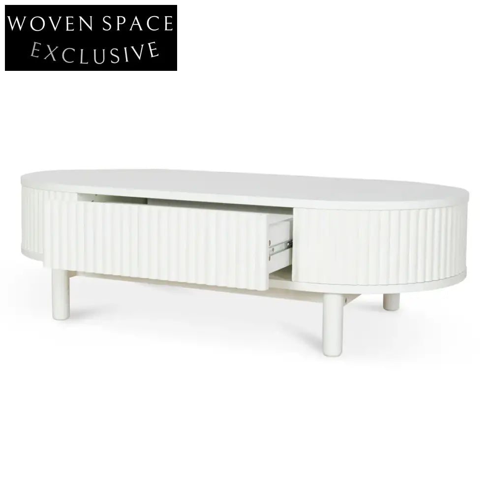 Melita 1.2m Coffee Table - White Coffee Table