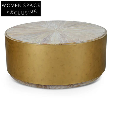 CCF1085-NI 1m Round Elm Coffee Table