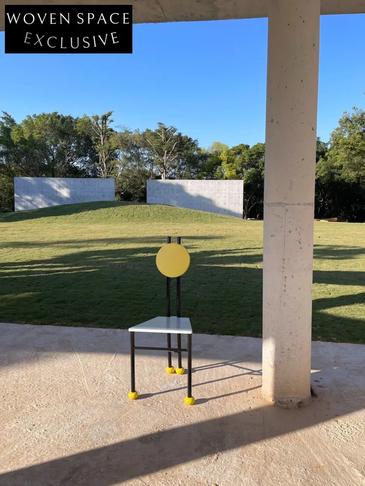 Memphis Inspired Colorful Adjustable Dining Chair by Memphis Designer