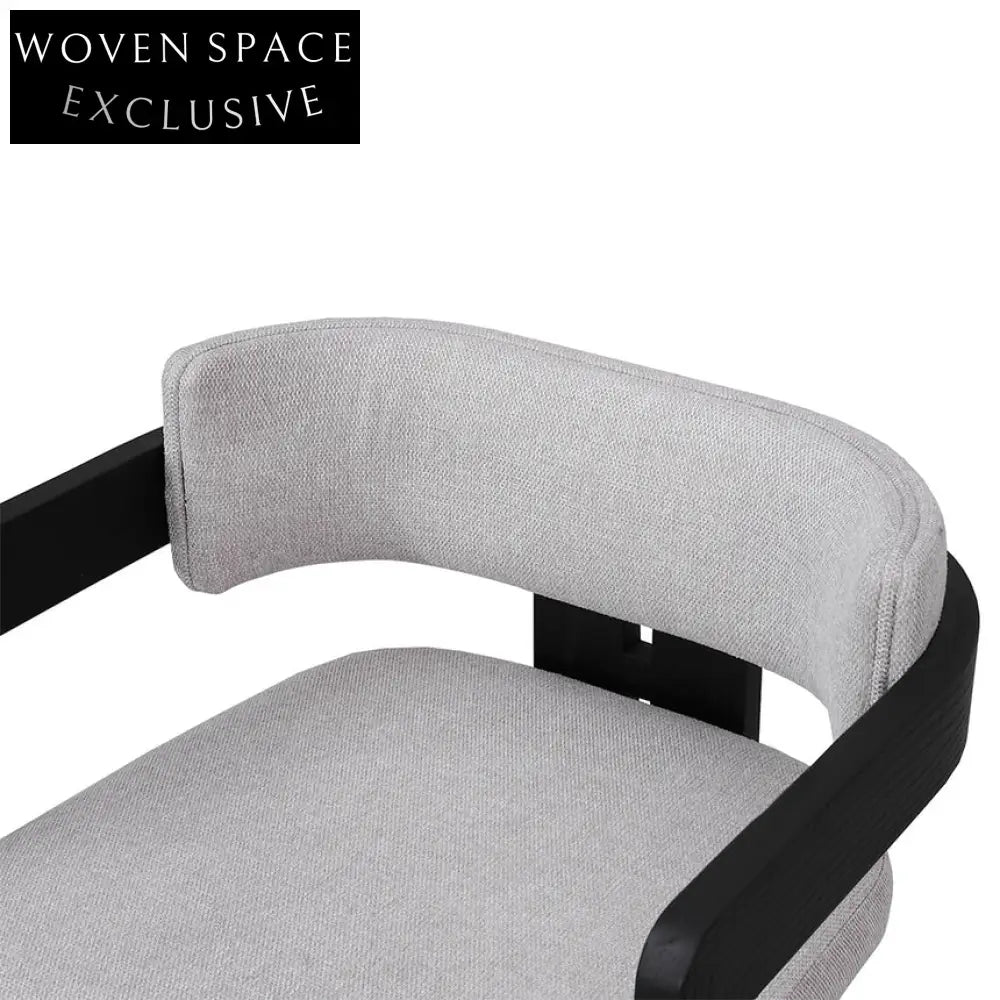 Merari Black Dining Chair - Stone Beige (Set of 2)