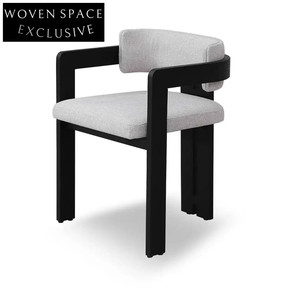 Merari Black Dining Chair - Stone Beige (Set of 2)