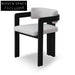 Merari Black Dining Chair - Stone Beige (Set of 2)