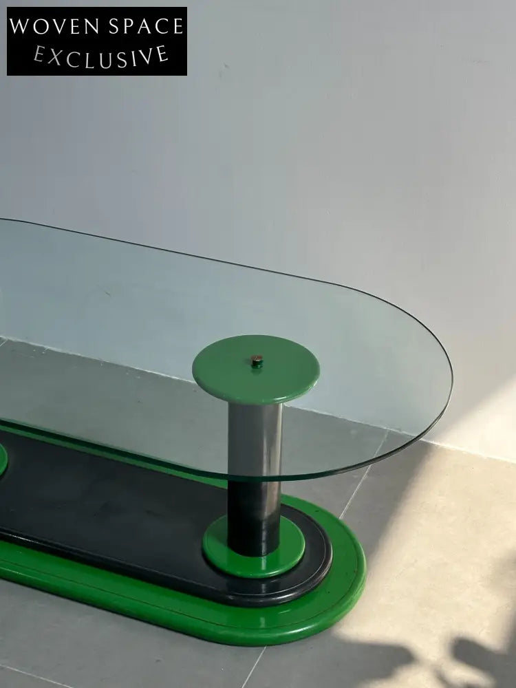 Metal Coffee Table with Glass: MCTG by Casala
