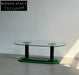 Metal Coffee Table with Glass: MCTG by Casala
