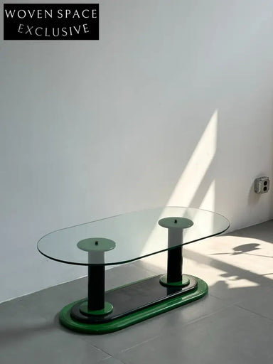 Metal Coffee Table with Glass: MCTG by Casala