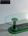 Metal Coffee Table with Glass: MCTG by Casala