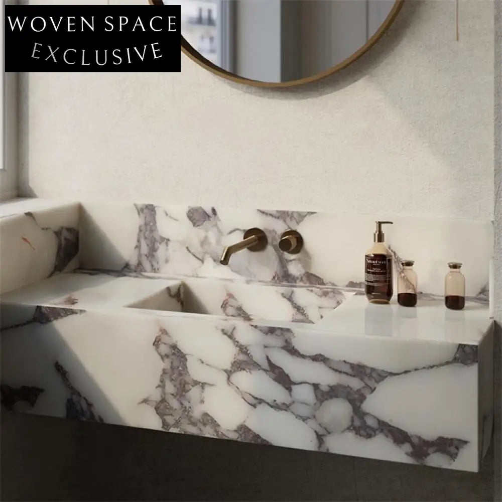 Michelle Rock Slab Wall-Mounted Sink