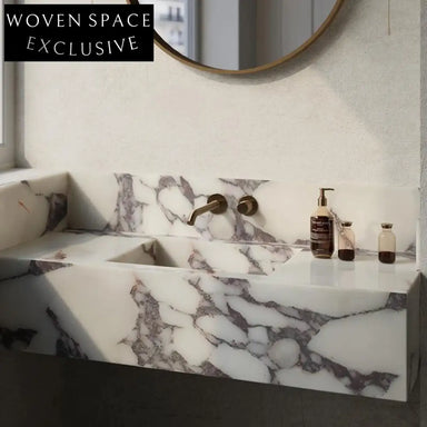 Michelle Rock Slab Wall-Mounted Sink