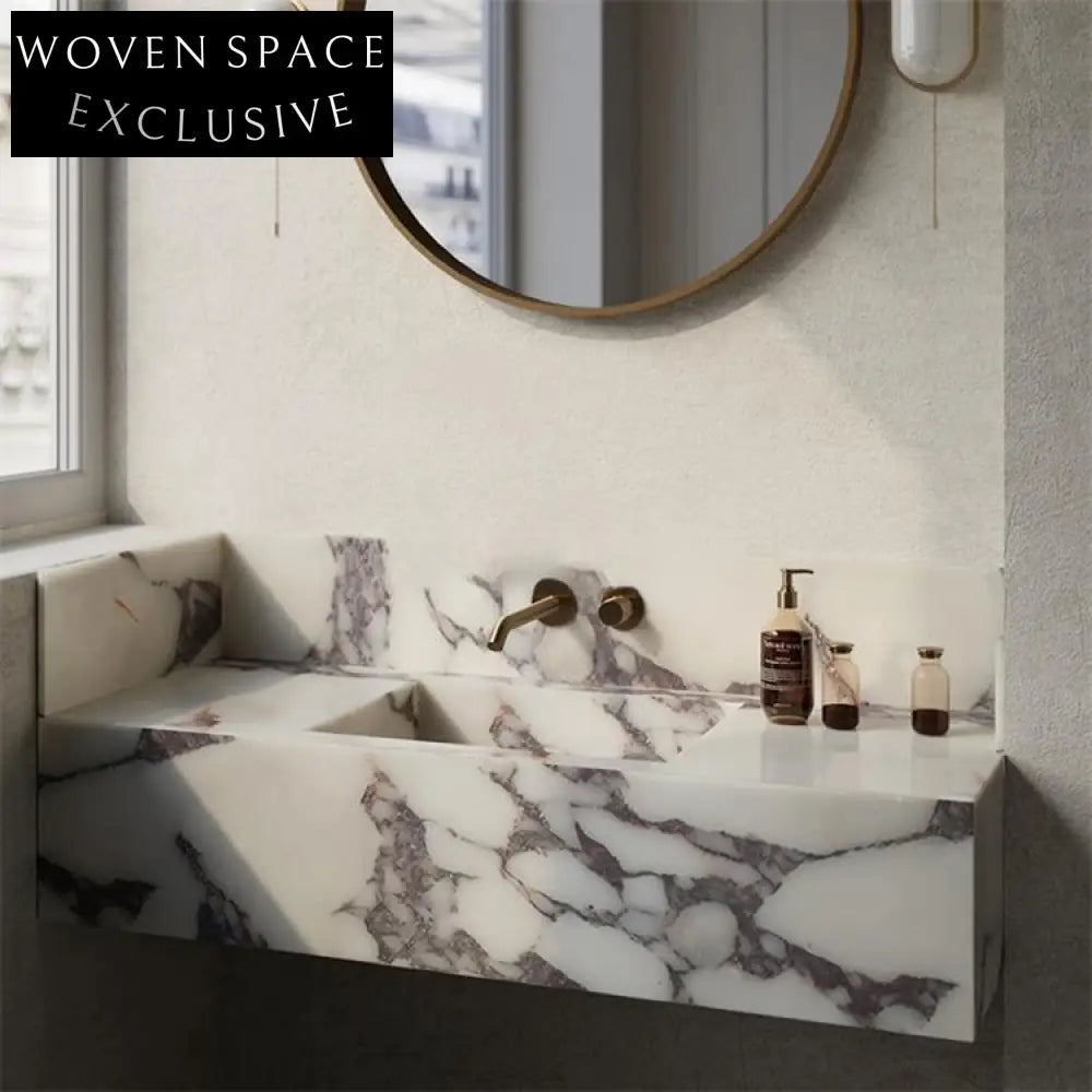 Michelle Rock Slab Wall-Mounted Sink