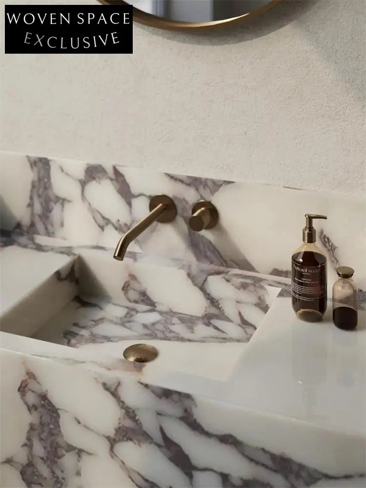 Michelle Rock Slab Wall-Mounted Sink