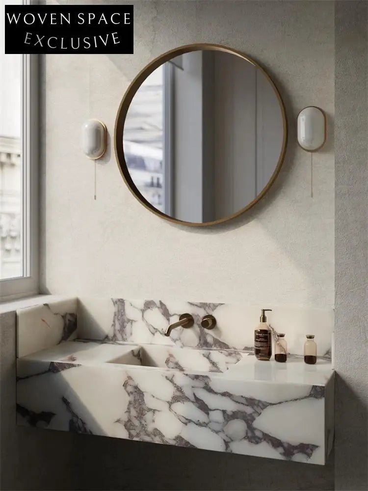 Michelle Rock Slab Wall-Mounted Sink