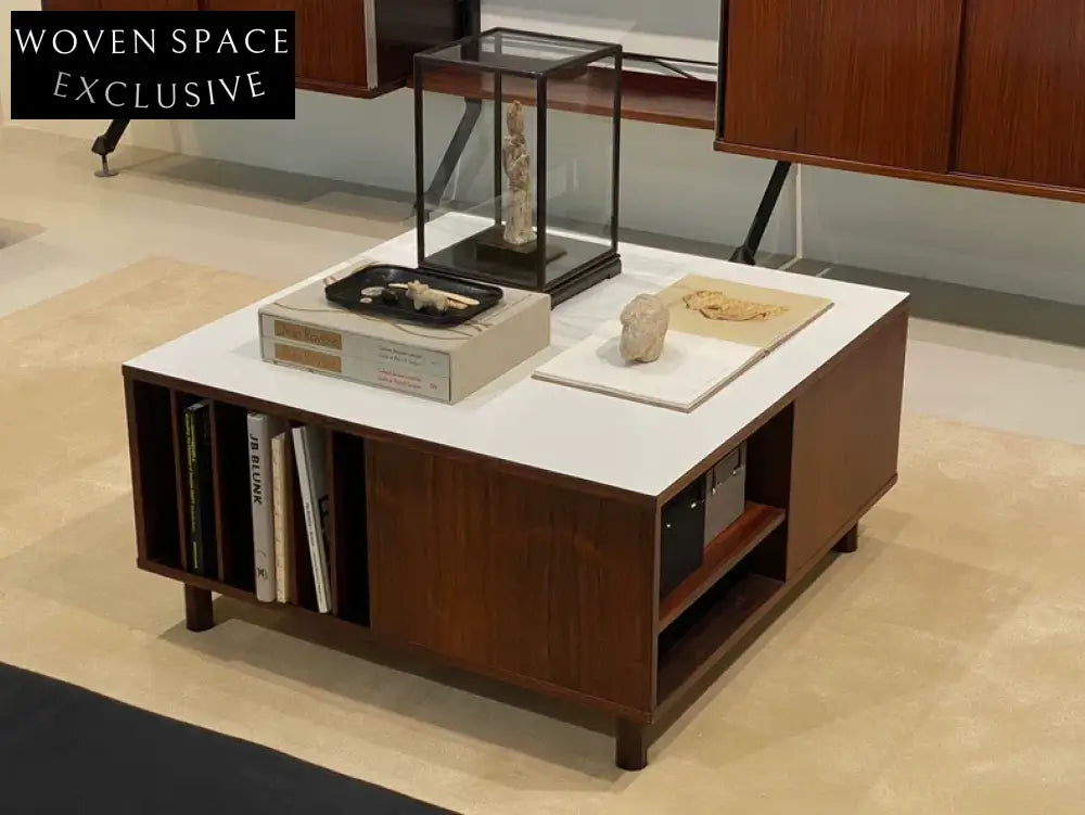 Elegant Peter Lovig Nielsen Mid-Century Modern Danish Design Storage Coffee Table
