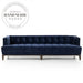 Mid-Century Tufted 4-Seater Solid Wood Leg Living Room Sofa