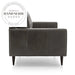 Mid-Century Vintage Industrial Genuine Leather Living Room Sofa Set