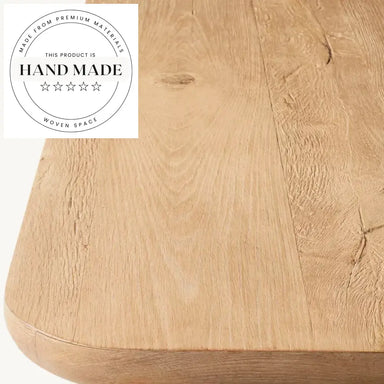 Midcentury Modern Luxury Extendable Solid Wood Rectangular Dining Table