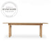 Midcentury Modern Rectangular Solid Teak Wood Outdoor Dining Table