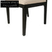 Miles Black ELM Dining Chair - Light Beige Dining Chair