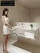 Millie Red Cave Stone Wall-Mounted Basin