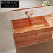 Millie Red Cave Stone Wall-Mounted Basin