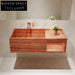 Millie Red Cave Stone Wall-Mounted Basin