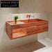 Millie Red Cave Stone Wall-Mounted Basin