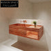Millie Red Cave Stone Wall-Mounted Basin