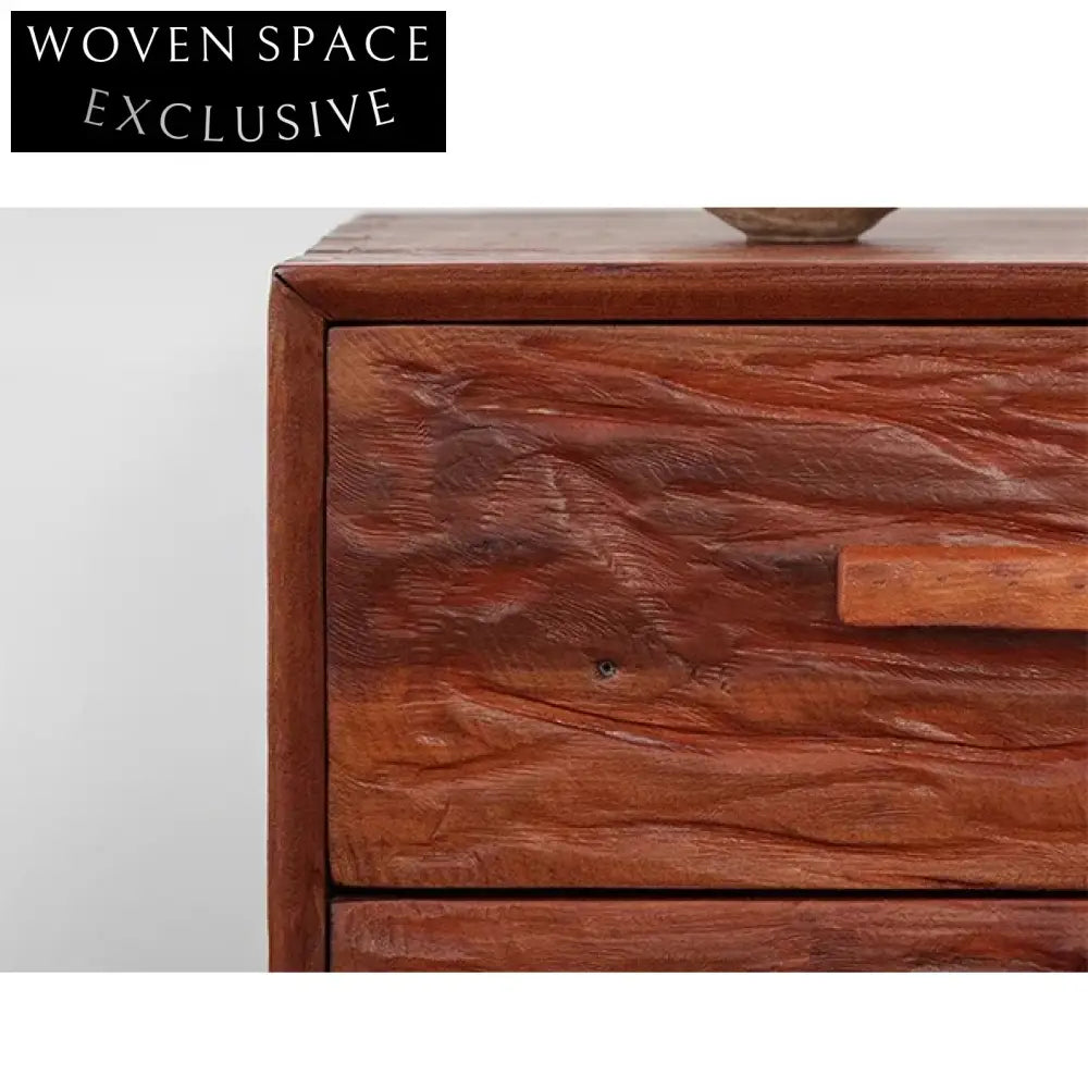 Minimalist Handmade Solid Maple Wood Six Drawer Storage Sideboard Cabinet