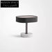 Minimalist Modern Marble Saddle Leather Ash Wood Bedroom Bedside Table