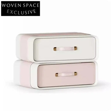 Minimalist Modern Storage Nightstand with Drawer - Wood Bedroom Side Table