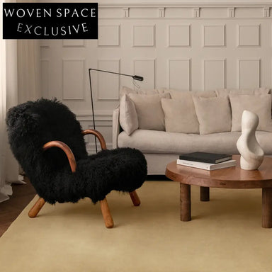 Minimalist Rice White French Style Luxury Sand Color Modern Area Rug